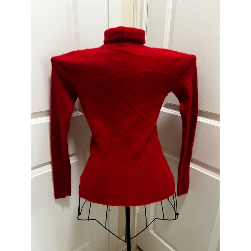Halogen Red Cashmere Turtleneck Sweater - Picture 3 of 4